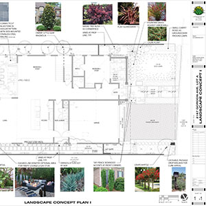 2167 Gordon Ave Lot A Landcape Concept Plan I